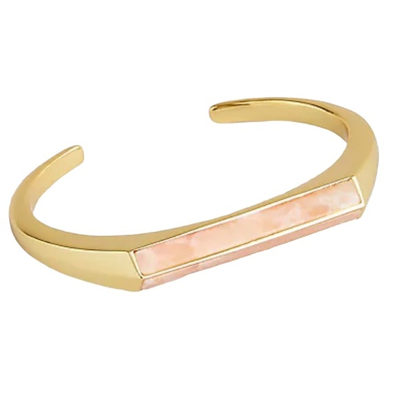 J. Crew Jewelry - J. Crew Bracelet Cuff S-M Semiprecious-stone triangle-prism BI301